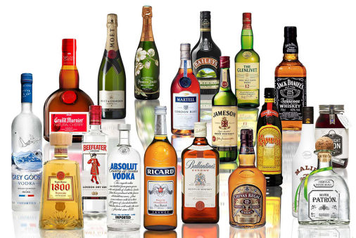 Spirits & Liquors at Connoisseur's Duty Free Store